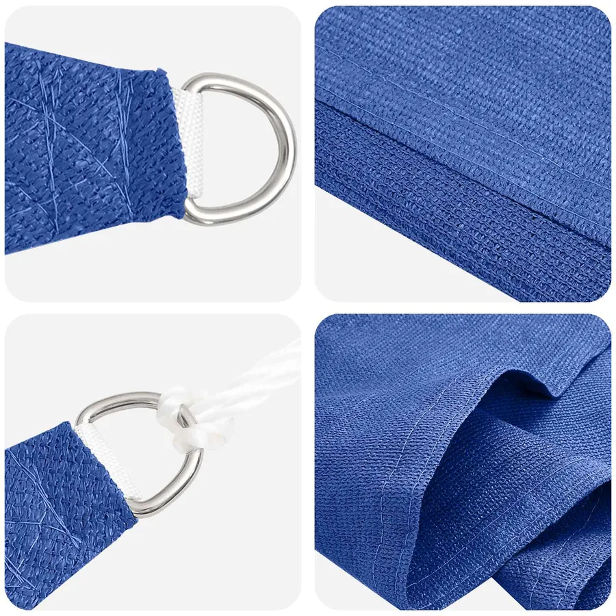 Voile d'ombre Bleu 2 x 2 x 2 m HDPE - 2