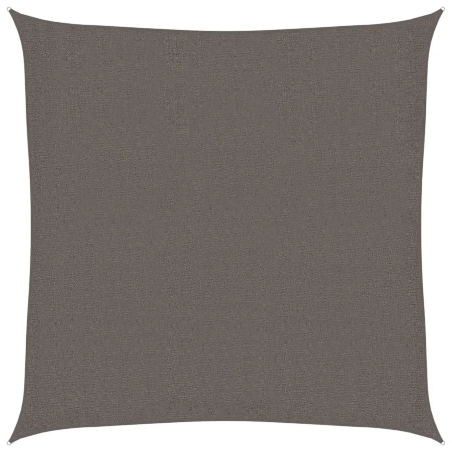 Voile d'ombrage 160 g/m² Anthracite 3x3 m PEHD - 2