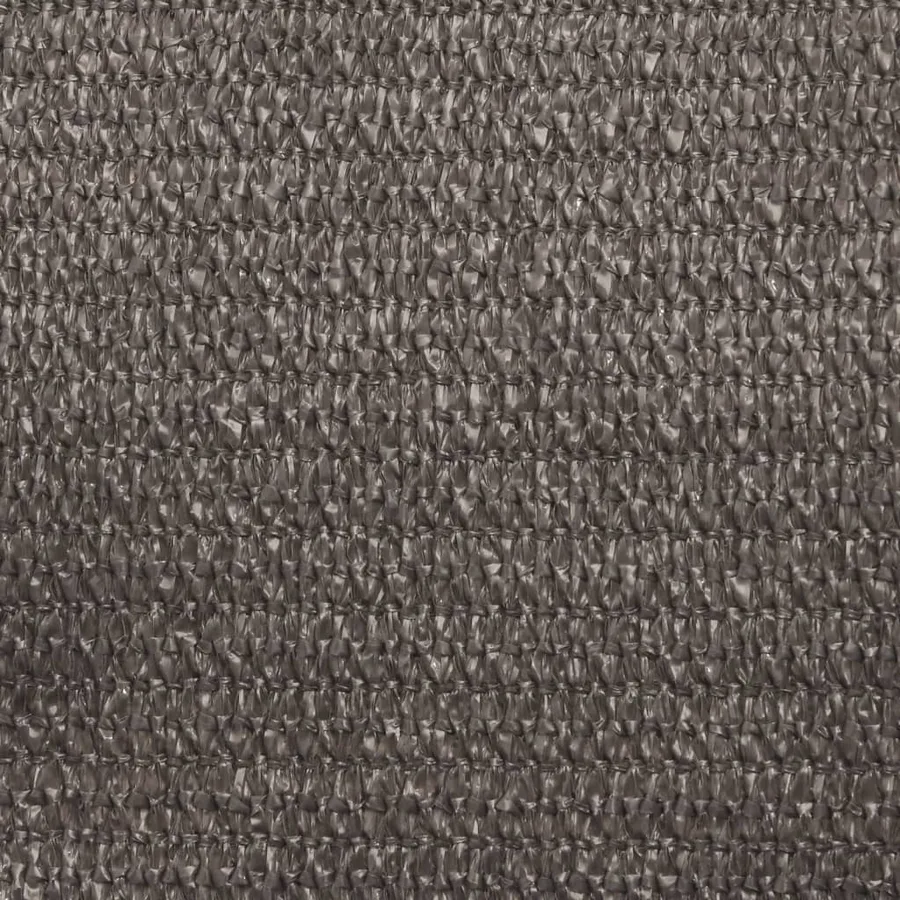 Voile d'ombrage 160 g/m² Anthracite 3x3 m PEHD - 9
