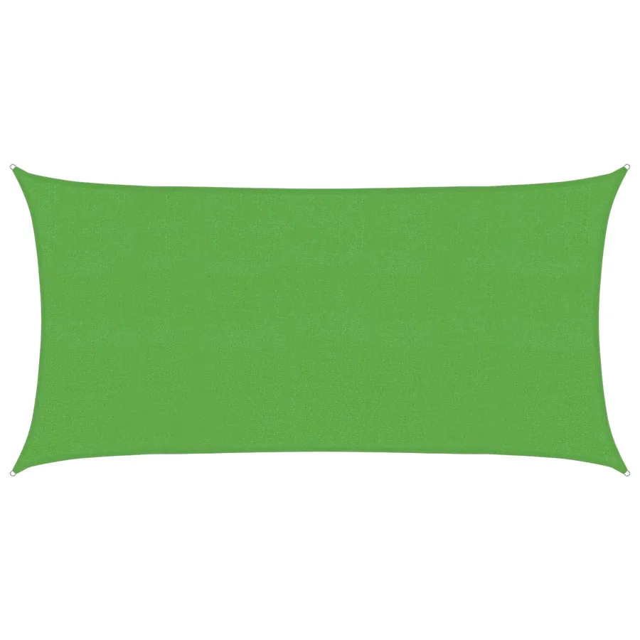 Voile d'ombre Vert clair 2,5 x 6 m HDPE
