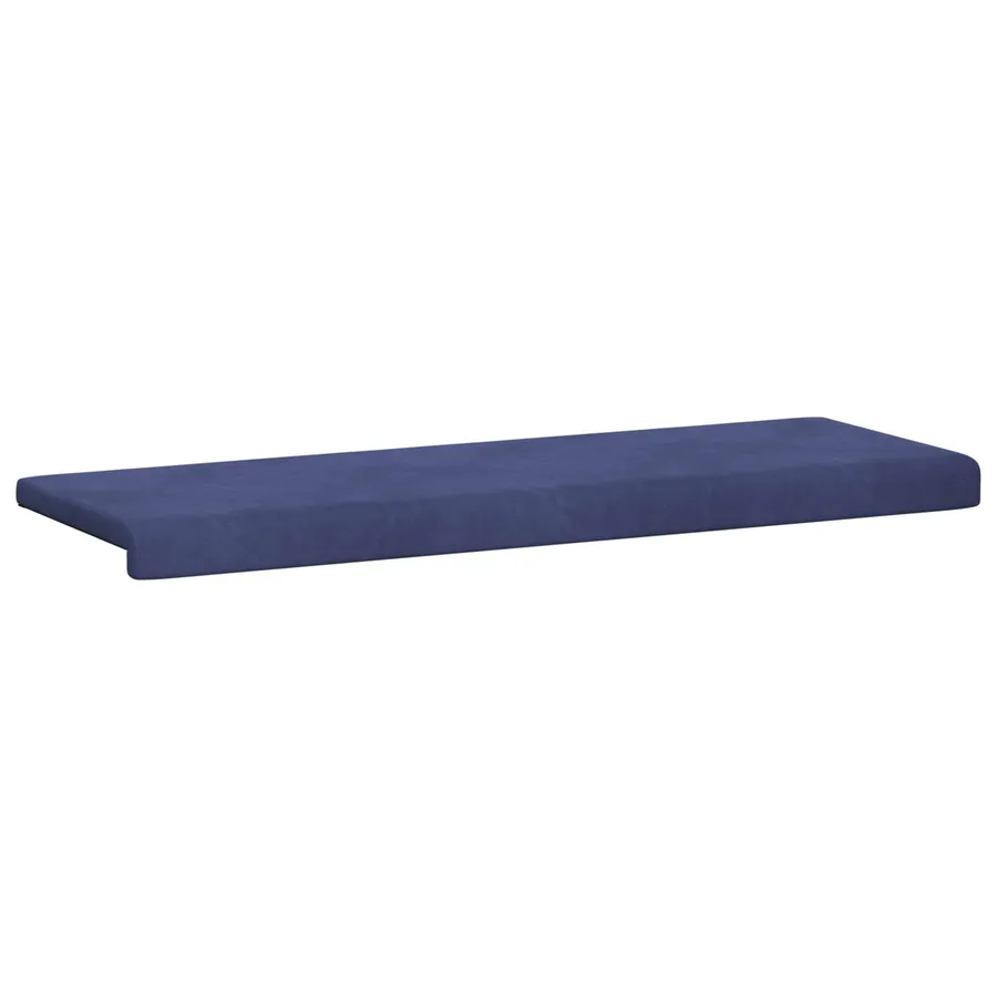 Coussin de banc Velours (V) Bleu police Profondeur 35 cm - 5