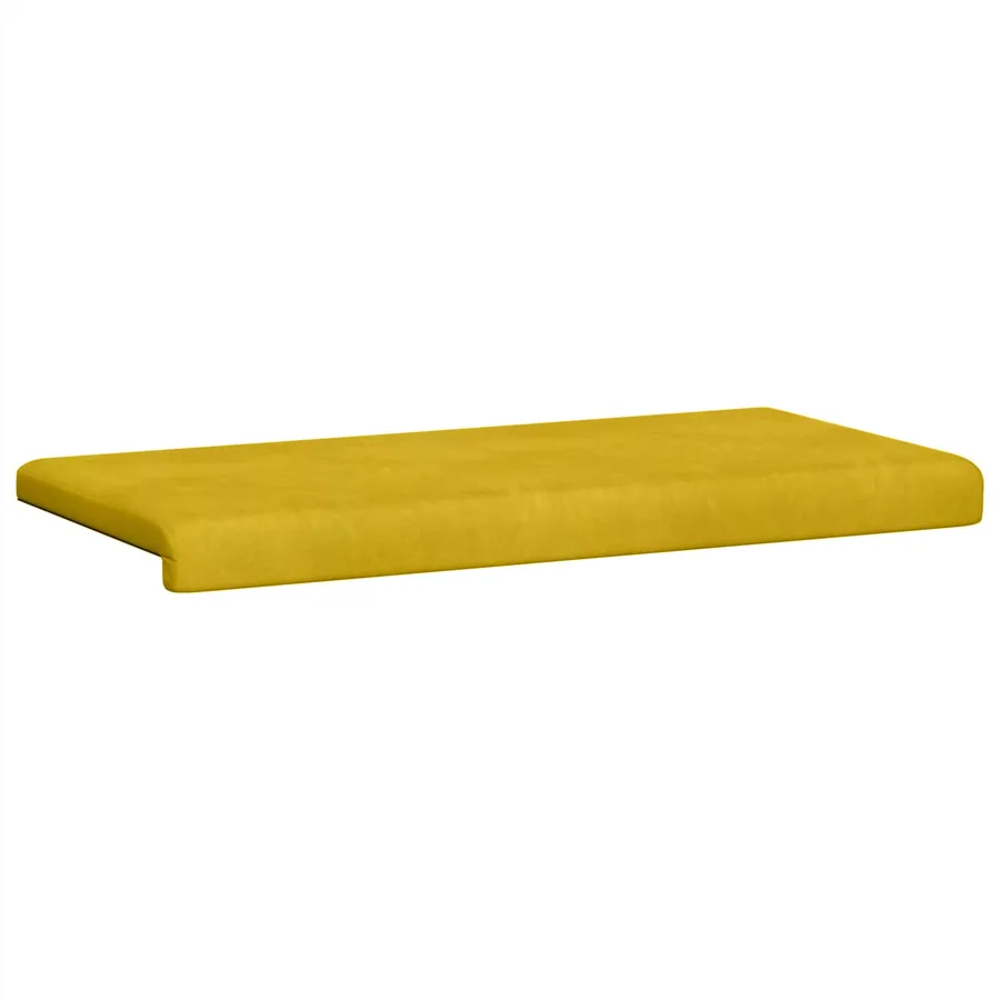 Coussin de banc Velours (V) Jaune Profondeur 35 cm - 5