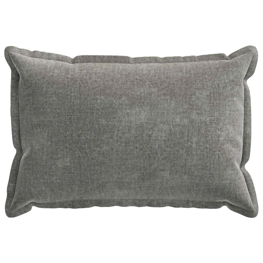 Housse de coussin 6 pcs HOUTEN Gris foncé 50 x 70 cm - 2
