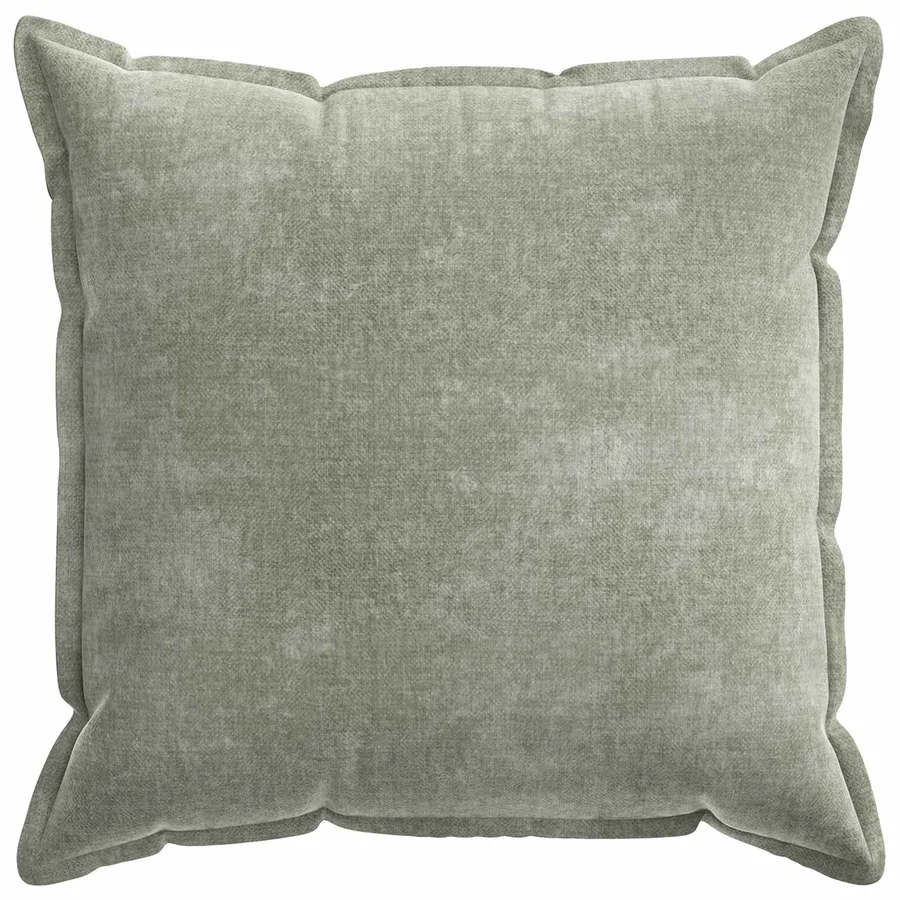 Housse de coussin 2 pcs HOUTEN Vert 70 x 70 cm Tissu Chenille - 2