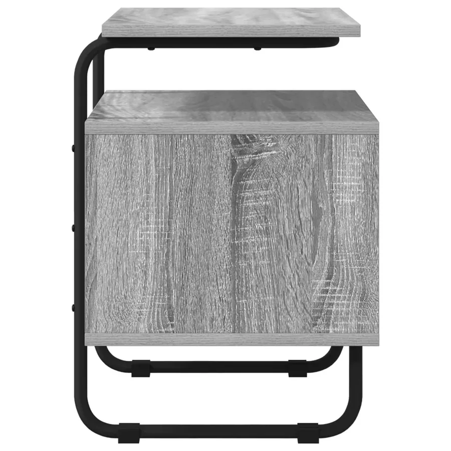 Table de chevet 2 pc Sonoma gris Bois d'ingénierie - 6