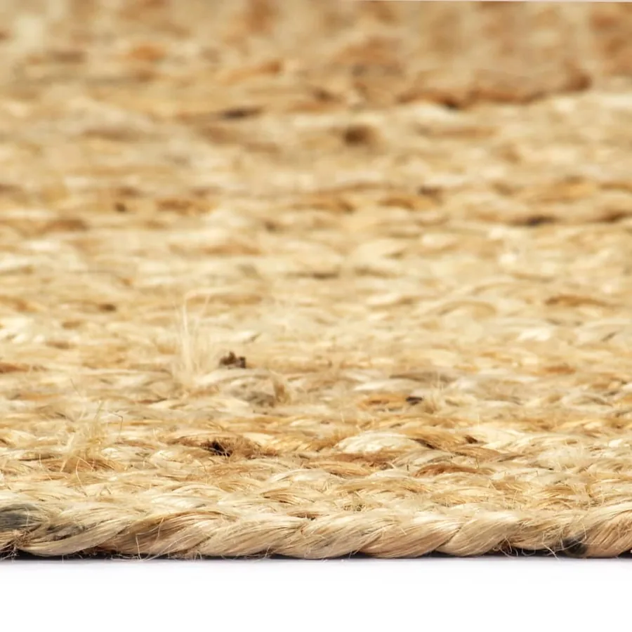 Tapis fait à la main Jute Naturel 120x180 cm - 3