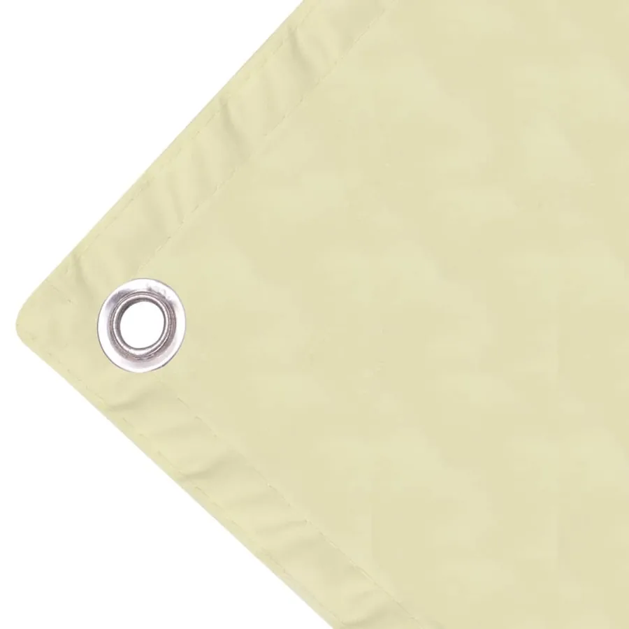 Écran de balcon en tissu Oxford 90x400 cm Crème - 3