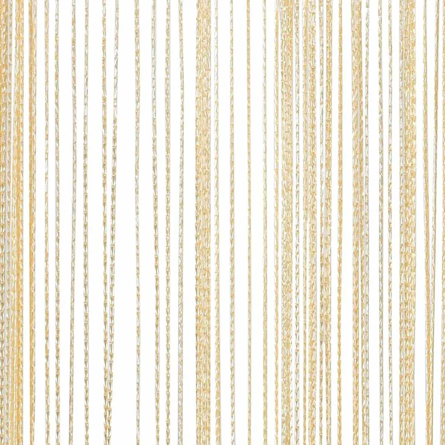 Rideau en fils 2 pcs 140 x 250 cm Crème - 8