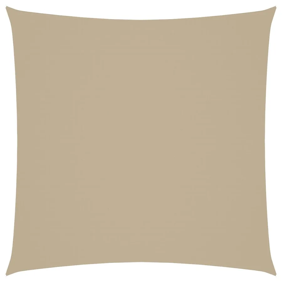 Voile de parasol tissu oxford carré 6x6 m beige - 2