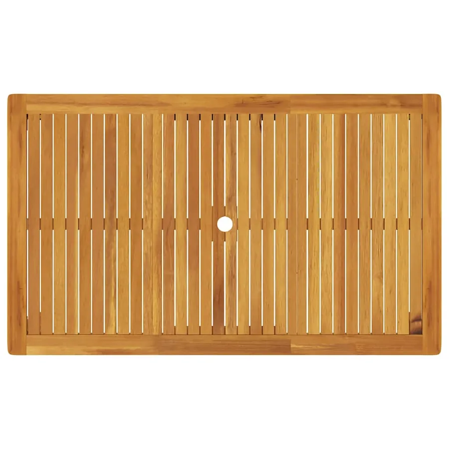 Table de jardin 150x90x74 cm Bois d'acacia massif - 6