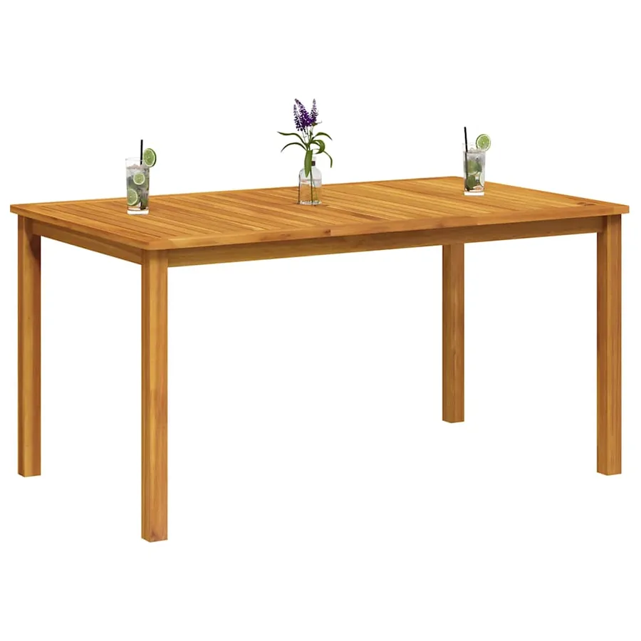 Table de jardin 150x90x74 cm Bois d'acacia massif - 7