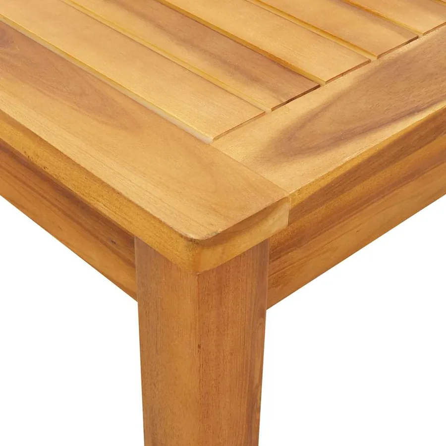 Table de jardin 150x90x74 cm Bois d'acacia massif - 8