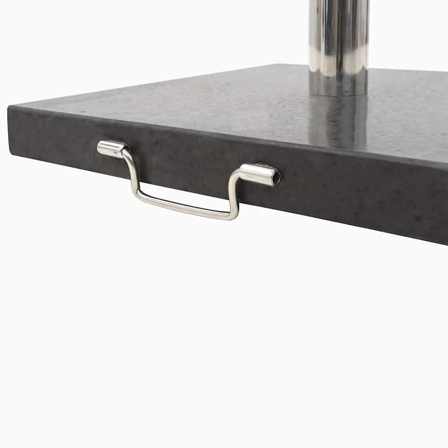 Socle de parasol Granite 28,5 kg Carré Noir - 6
