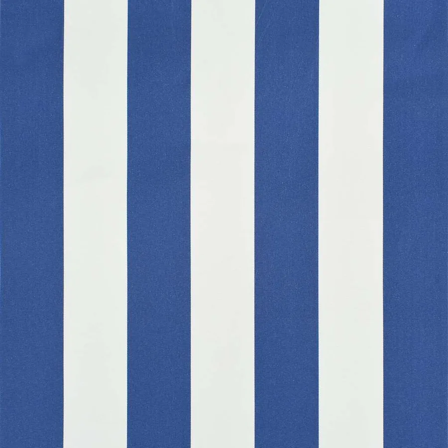 Auvent rétractable 250x150 cm Bleu et blanc - 7