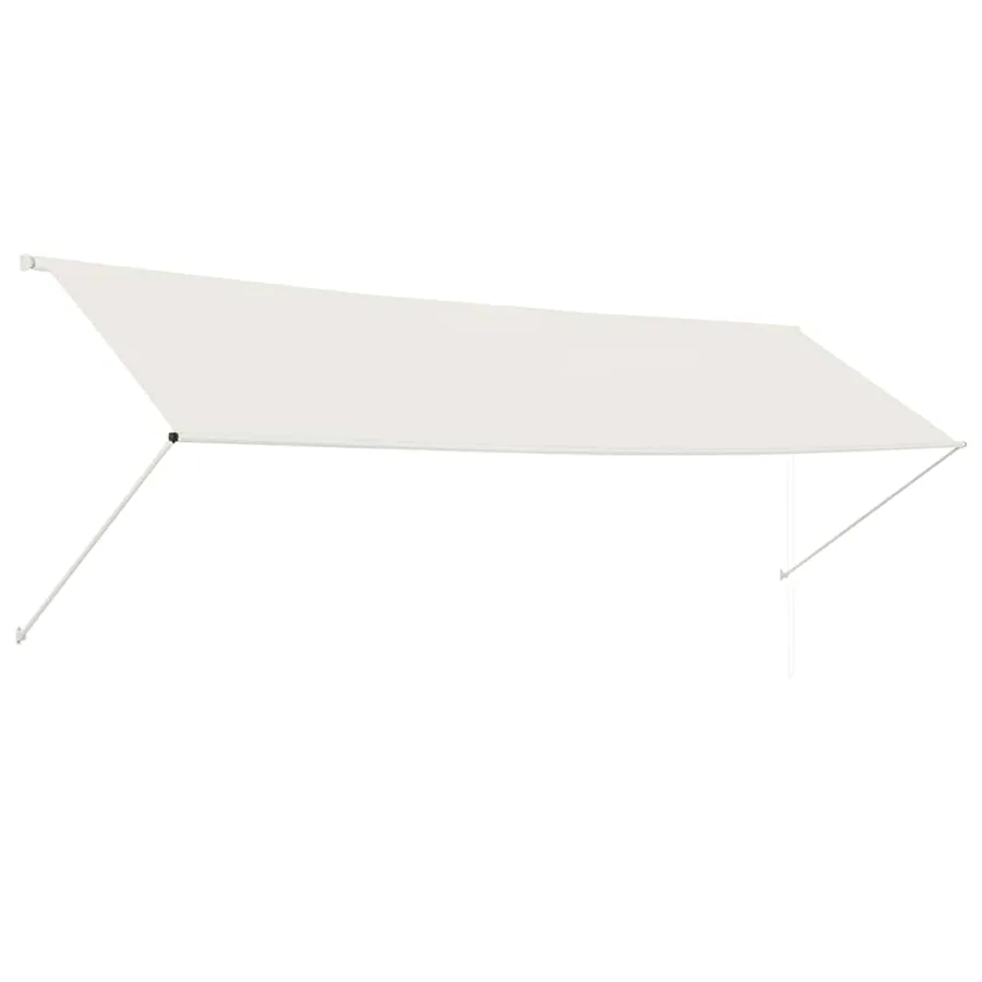 Auvent rétractable 400x150 cm Crème - 2