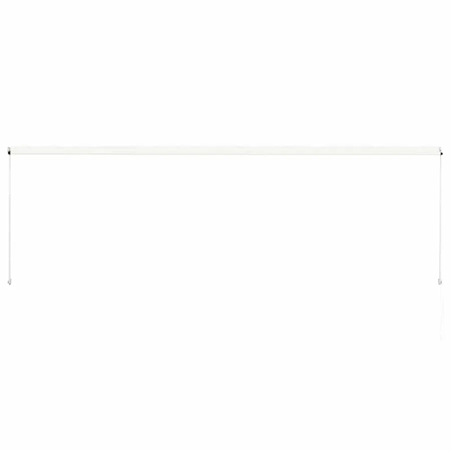 Auvent rétractable 400x150 cm Crème - 5