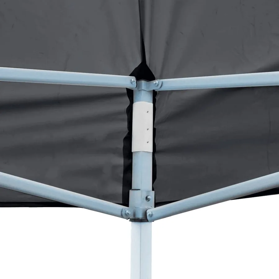 Tente de réception pliable avec parois 3x6 m anthracite - 10