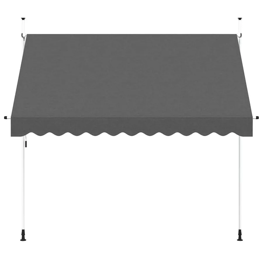 Auvent manuel rétractable 300 cm Anthracite - 3