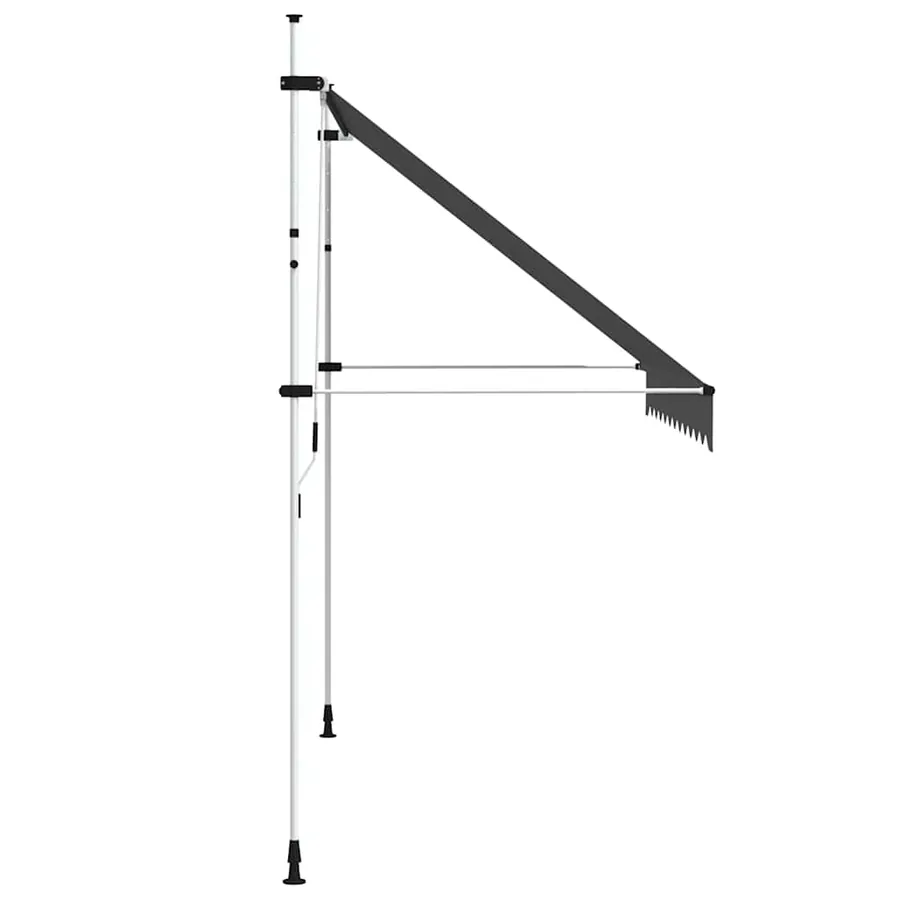 Auvent manuel rétractable 300 cm Anthracite - 4