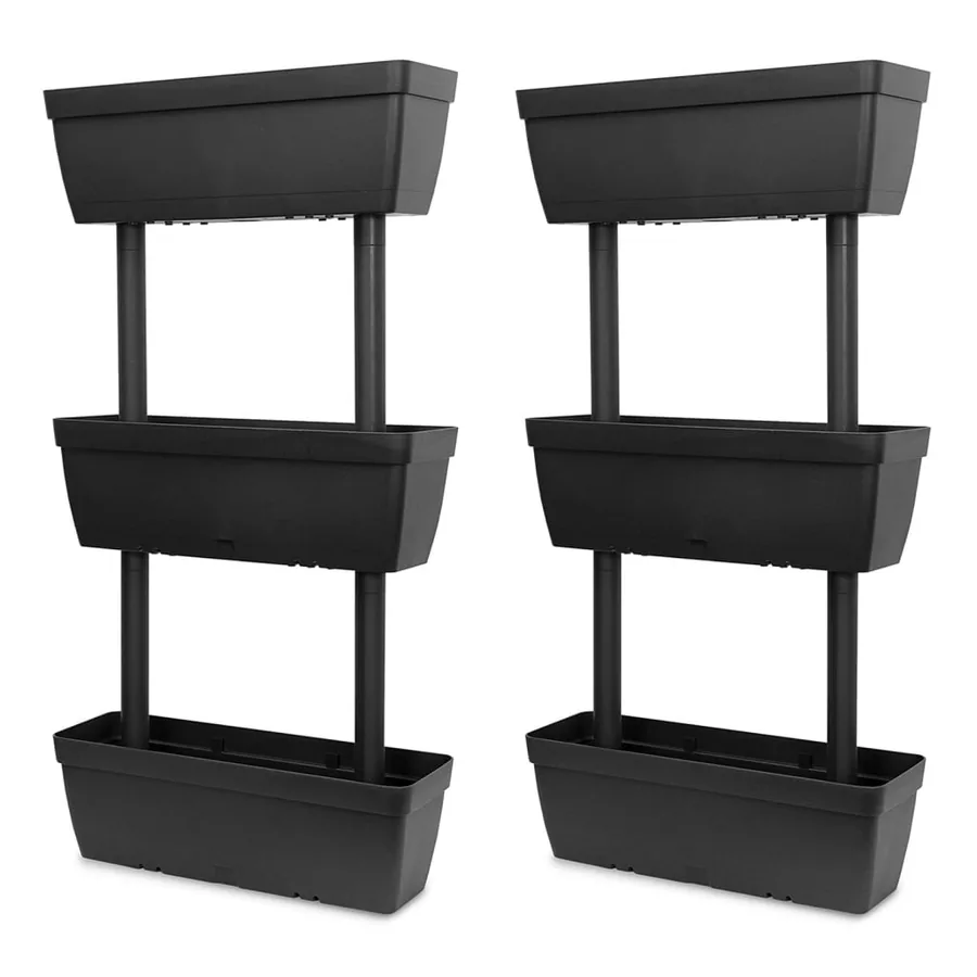 Jardinières 6 pcs 100 cm Anthracite - 2