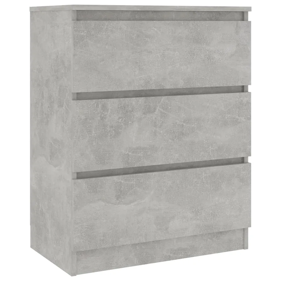 Buffet Gris béton 60x35x76 cm Bois d'ingénierie - 2