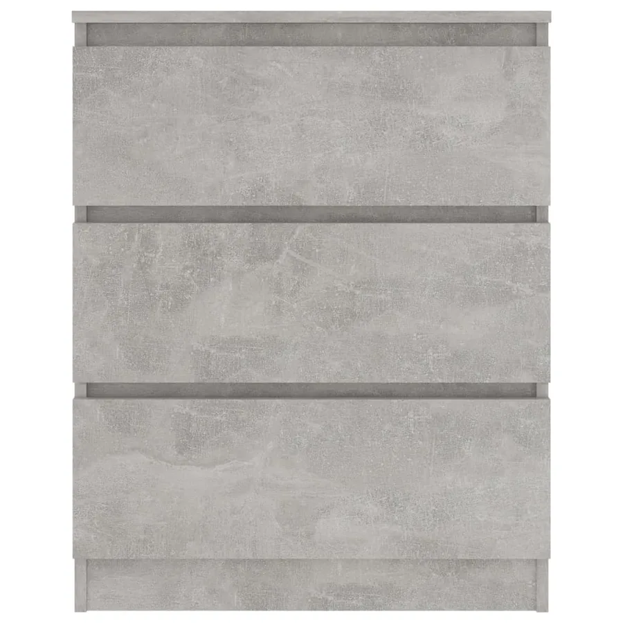 Buffet Gris béton 60x35x76 cm Bois d'ingénierie - 5