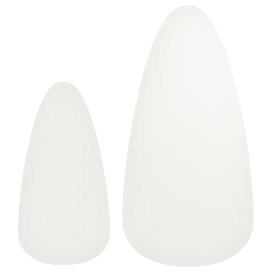 Ensemble de tables basses 2 pcs Bois de pin massif Blanc - 9