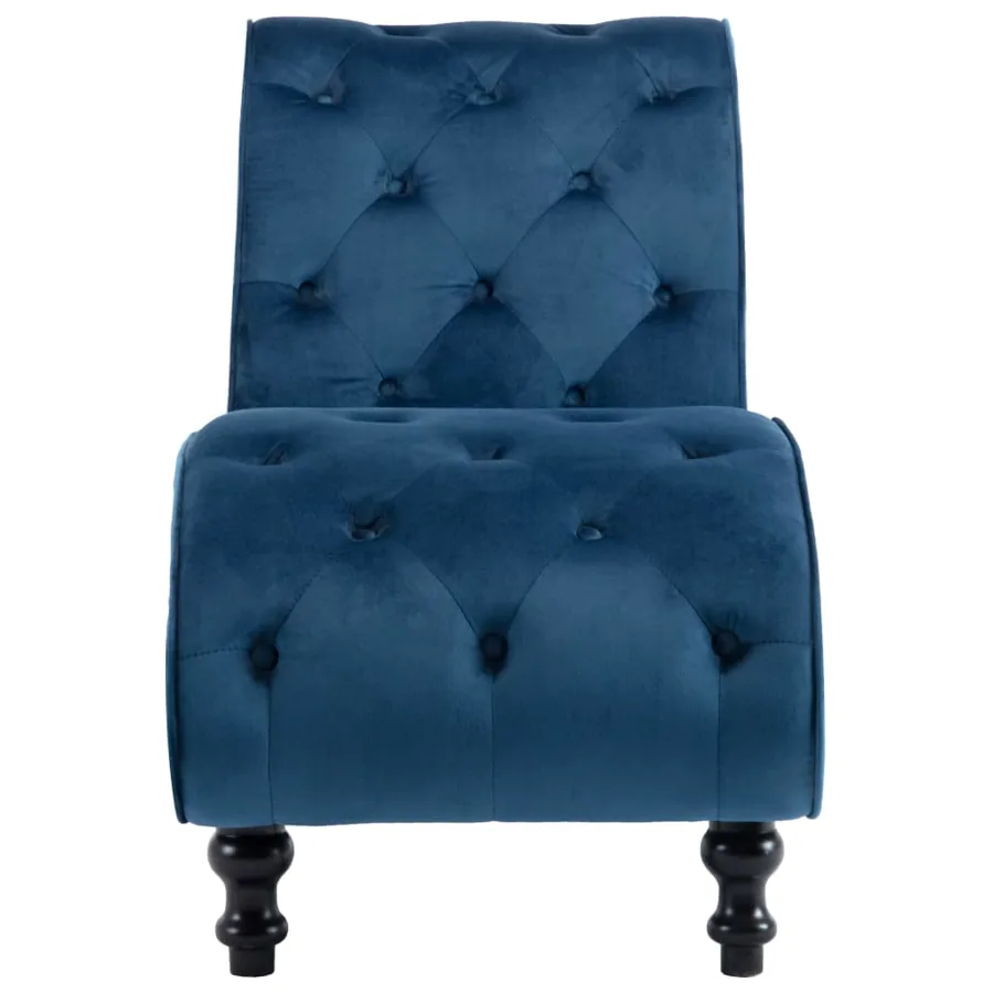 Chaise longue Bleu Velours - 3