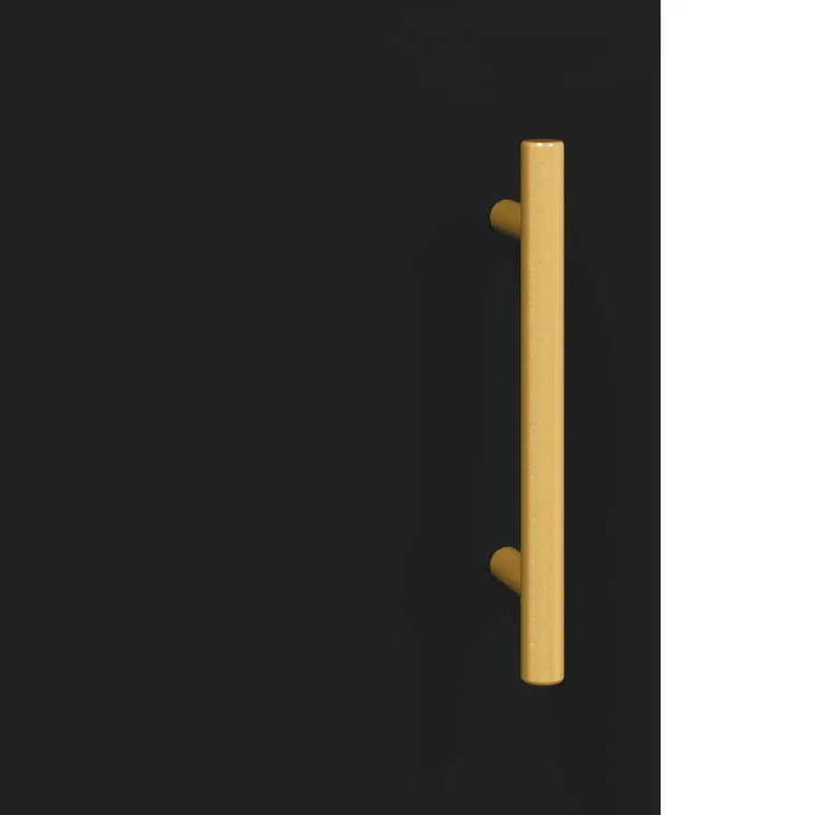 Armoire murale noir 60x31x70 cm bois d'ingénierie - 10