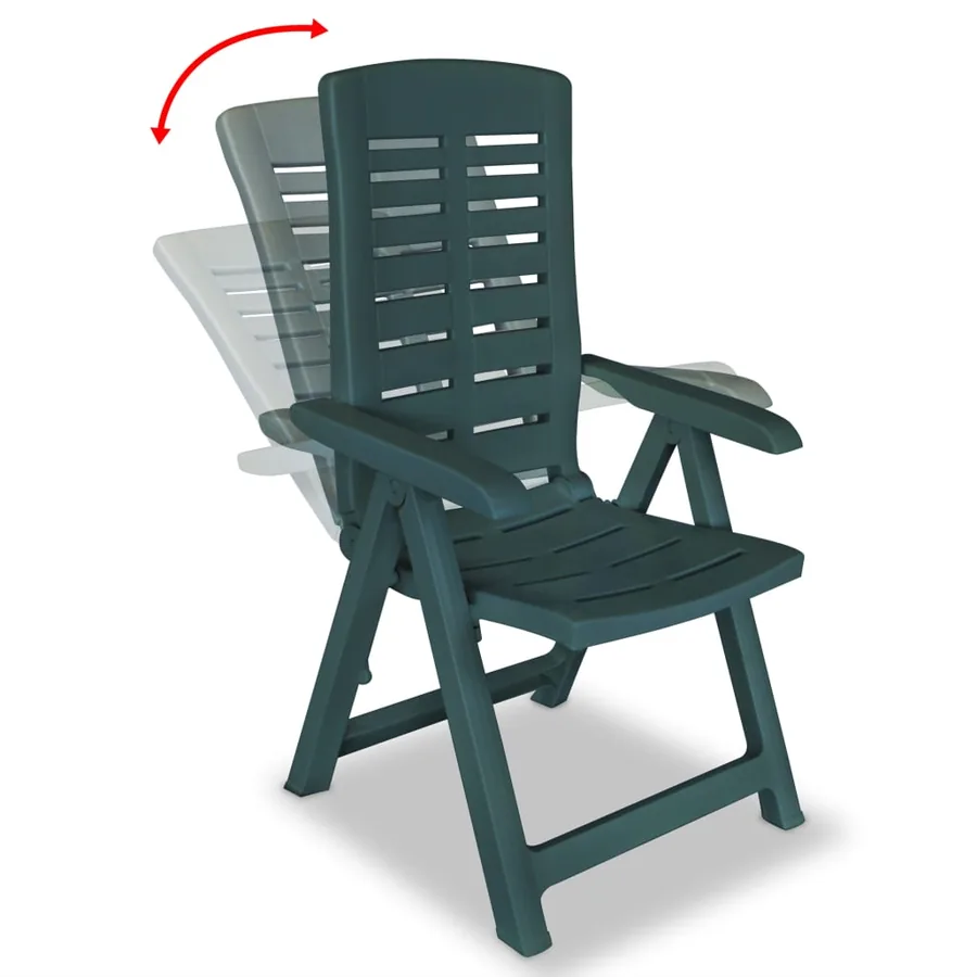 Ensemble de bistro 3 pcs Plastique Vert - 5