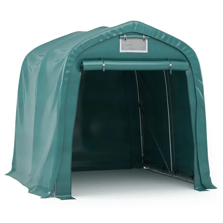 Tente de garage PVC 2,4x2,4 m Vert - 2