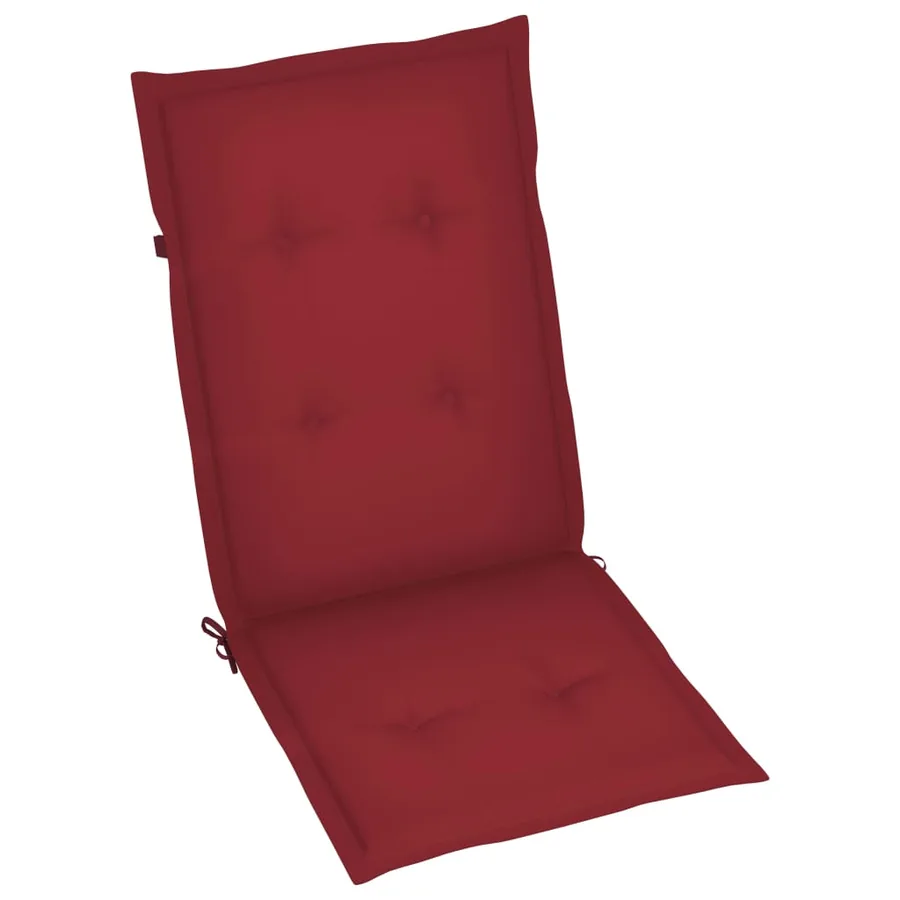 Chaises pliables de jardin avec coussins lot de 8 Bois d'acacia - 7