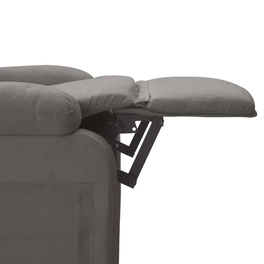 Fauteuil électrique de massage Gris foncé Tissu - 9