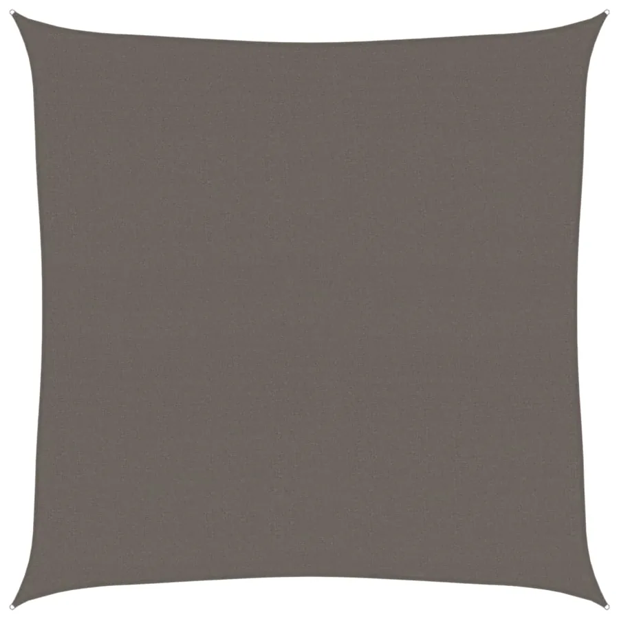 Voile d'ombrage 160 g/m² Anthracite 5x5 m PEHD - 2