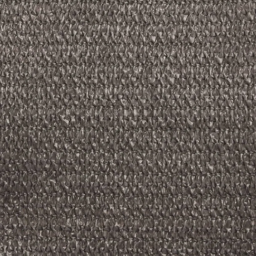 Voile d'ombrage 160 g/m² Anthracite 5x5 m PEHD - 9