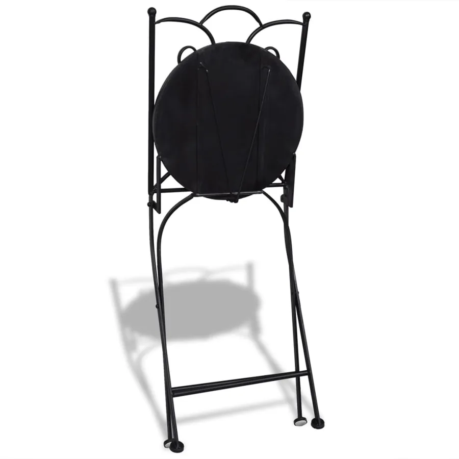 Ensemble de bistro 3 pcs Carreaux céramiques Terre cuite - 10