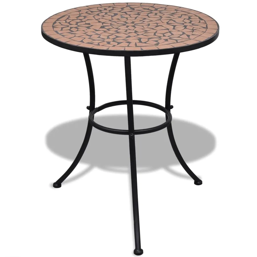 Ensemble de bistro 3 pcs Carreaux céramiques Terre cuite - 2
