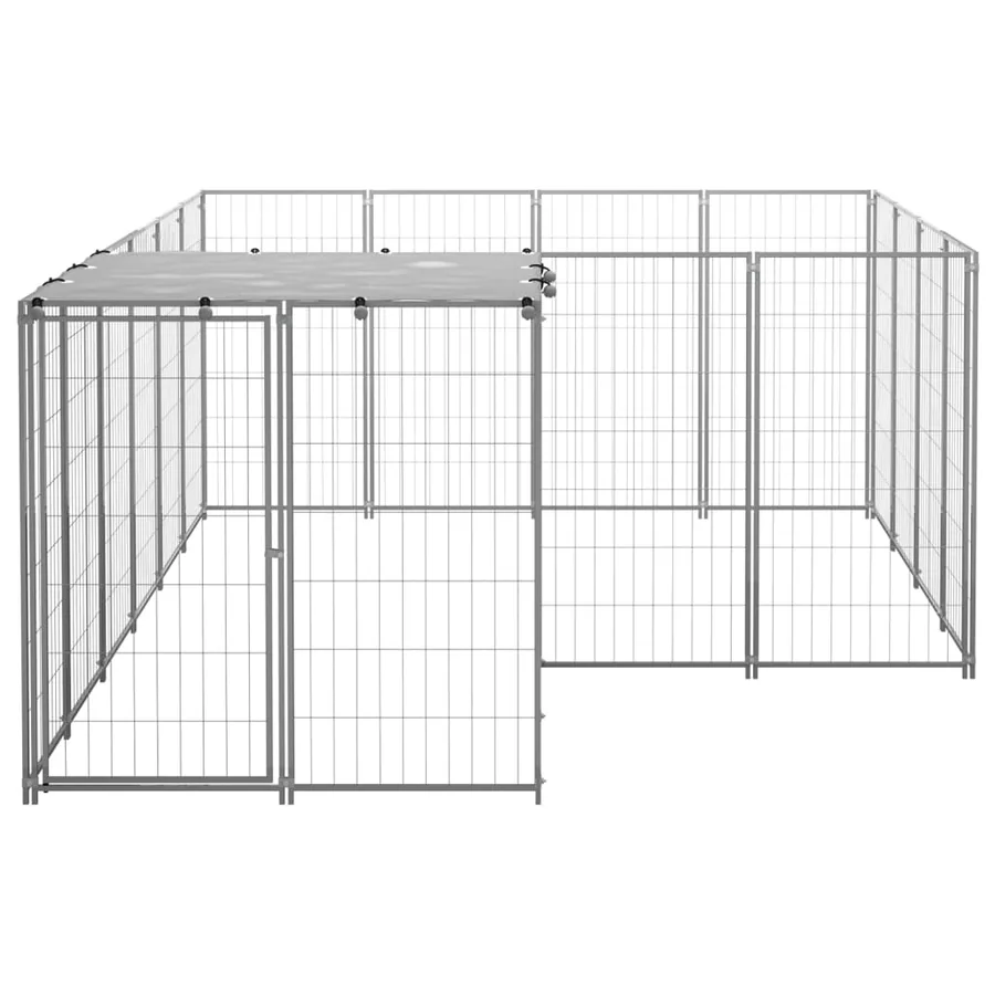 Chenil Argenté 6,05 m² Acier - 3