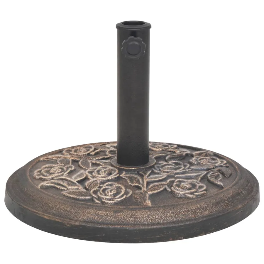 Socle de parasol Résine Rond Bronze 9 kg - 2
