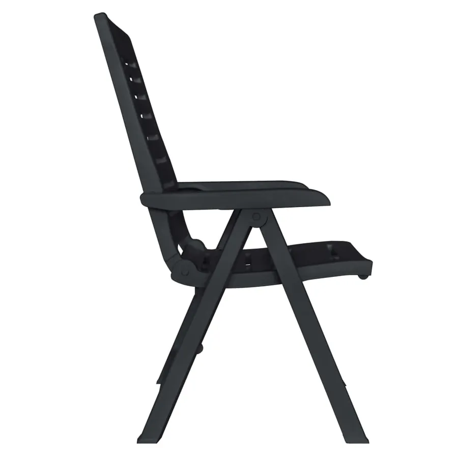 Ensemble à manger d'extérieur 11 pcs Plastique Anthracite - 4