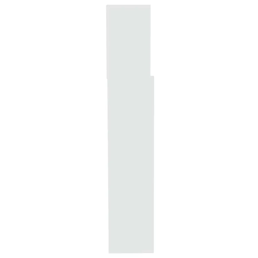 Armoire de tête de lit Blanc 200x19x103,5 cm - 4
