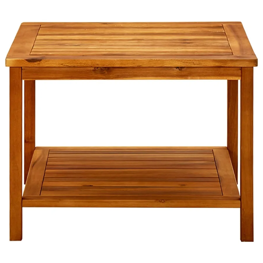 Table basse 60x60x45 cm Bois d'acacia solide - 2