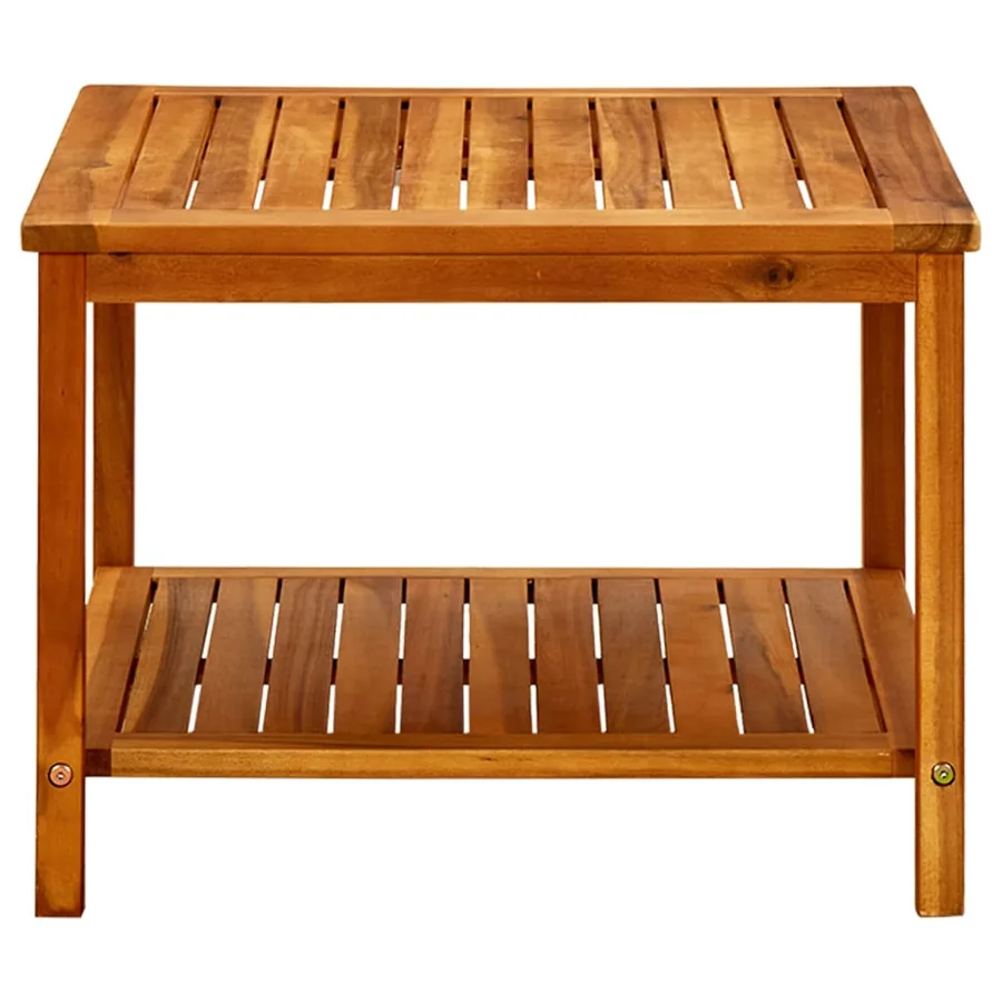 Table basse 60x60x45 cm Bois d'acacia solide - 3