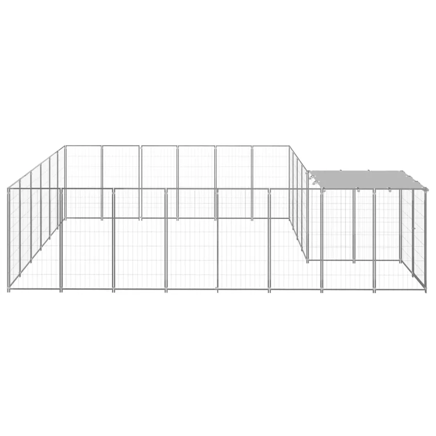 Chenil Argenté 12,1 m² Acier - 3