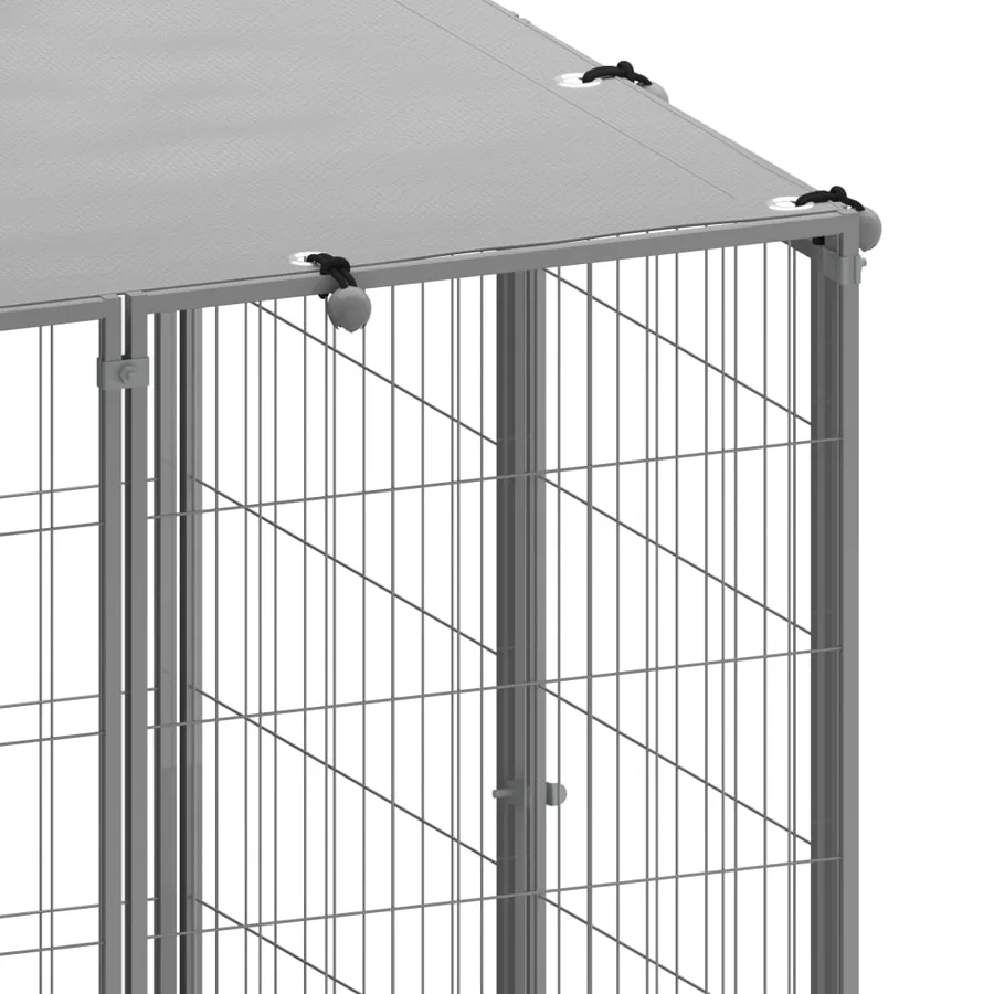 Chenil Argenté 12,1 m² Acier - 5