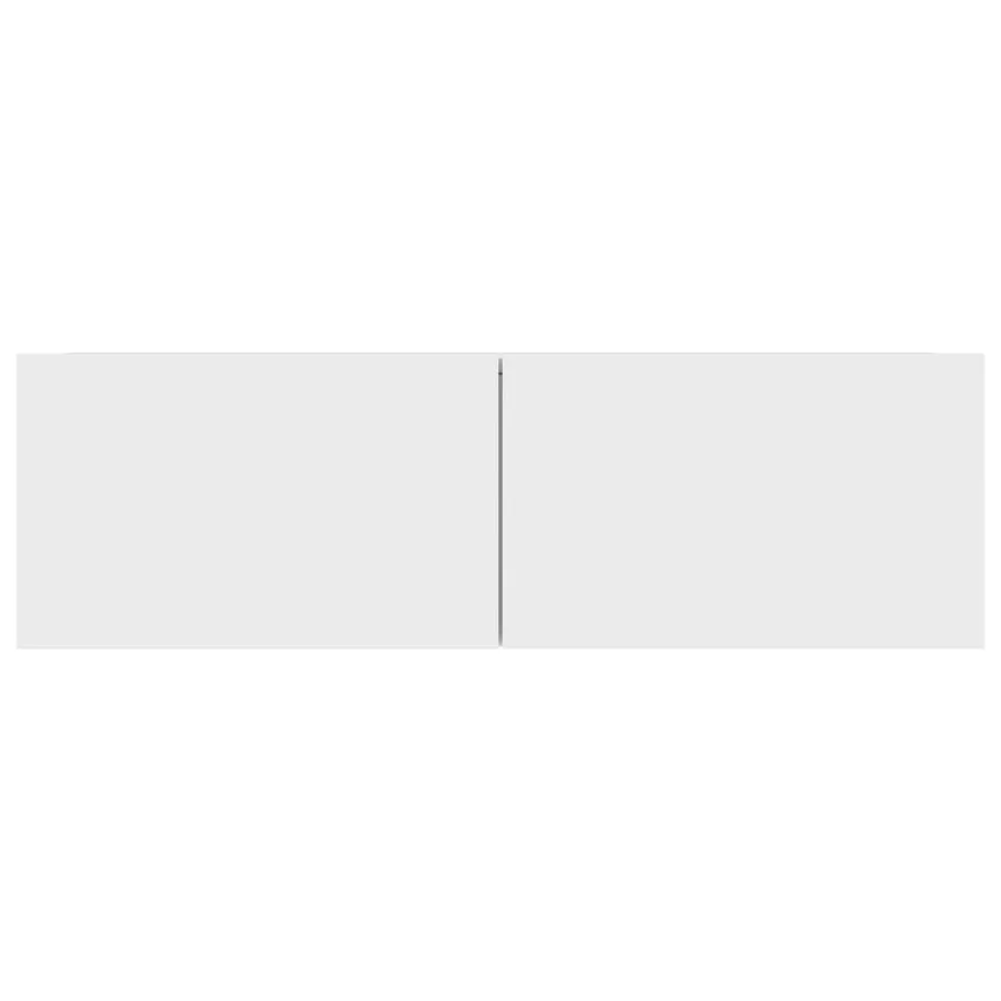 Meubles TV 4 pcs Blanc 100x30x30 cm Bois d'ingénierie - 6