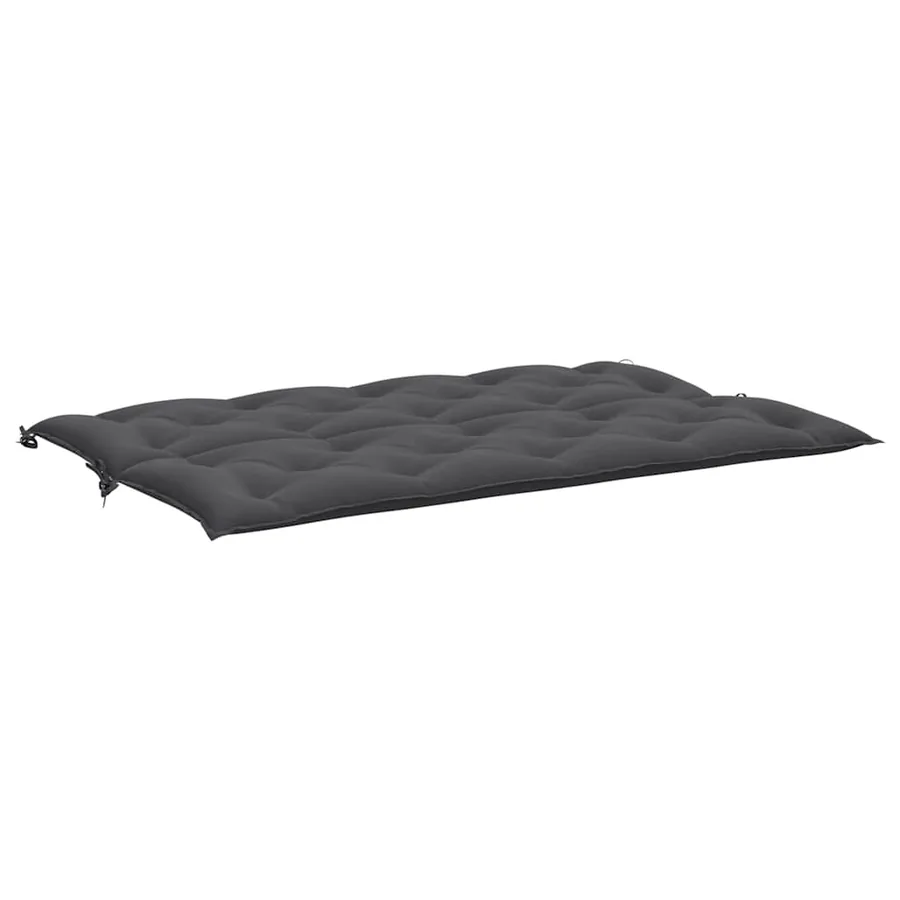 Coussin de banc de jardin anthracite tissu oxford - 5
