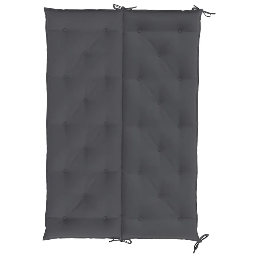 Coussin de banc de jardin anthracite tissu oxford - 6