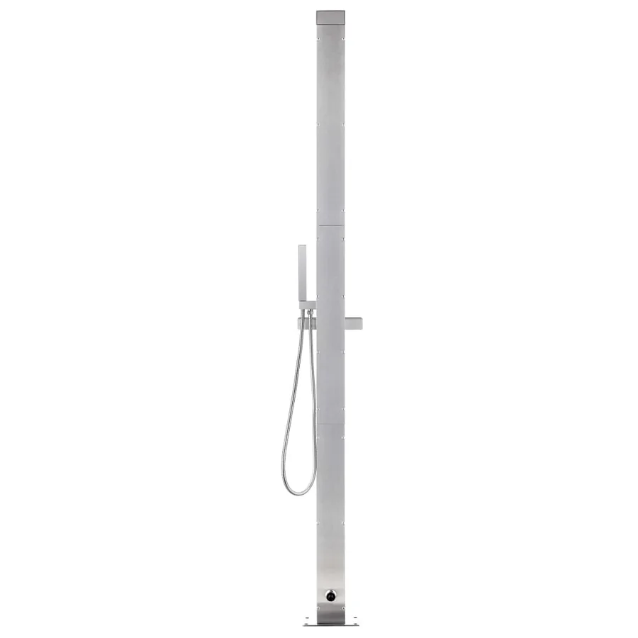 Douche de jardin 220 cm Acier inoxydable - 5