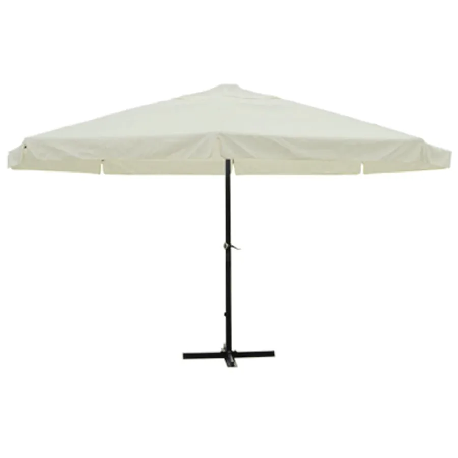 Parasol Blanc Aluminium 500 cm - 2